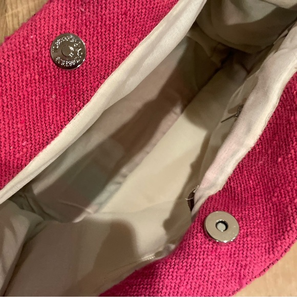 Nalini colorful woven Boho fringe tassel purse weekender bag southwestern aztec - Picture 4 of 8